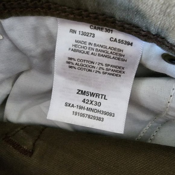 Wrangler Authentics Men's Classic Straight Fit Jea - Choose Green 42x30 NWT - Picture 9 of 9